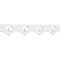 Ekena Millwork Gibralter Architectural Grade PVC Running Trim, 6"H x 5/8"P x 48"L RUNP06X0625X48GIB - alternate 1